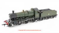 4S-043-015D Dapol GWR Mogul Steam Locomotive number 4358 in BR Lined Green livery with early emblem